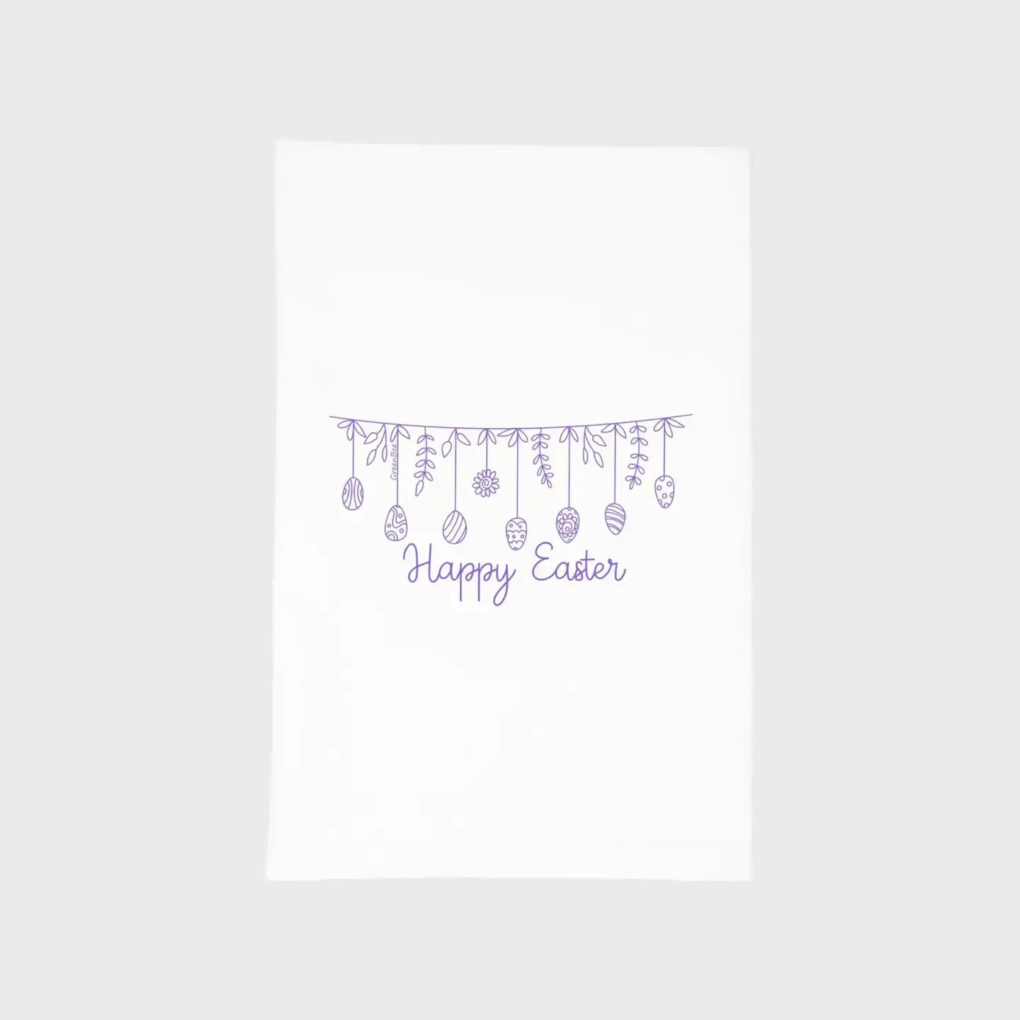 Happy Easter Kitchen Towel Green Bee Tea Towels 