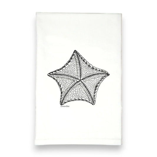 Starfish Ocean Tea Towel Green Bee Tea Towels